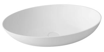 Umywalka nablatowa 60 x 40 x 14,5 cm biały mat THIN WN893 Sapho