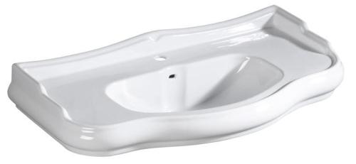 Umywalka ceramiczna 100 x 54,5 cm biały RETRO 105001 Kerasan