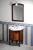 Szafka umywalkowa z litego drewna 60x80x45cm, buk Retro 735140 Sapho