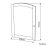 Lustro 65x91cm, rama buk Retro 735241 Sapho