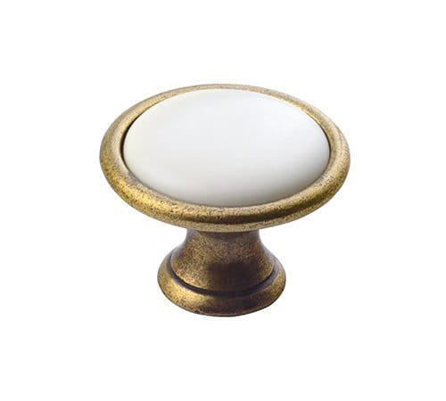 Uchwyt do mebli 30mm, brąz/biały Cross 12937 Sapho