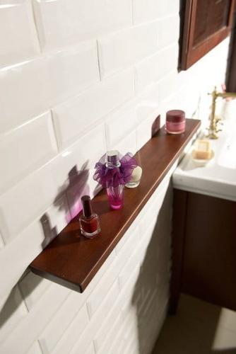 Półka 70x2x10 cm, mahoń Cross CR019 Sapho