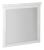 Lustro łazienkowe 60 x 80 x 3,5 cm biały postarzany Cross CR211 Sapho