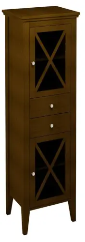 Szafka wysoka 49x170x39 cm, mahoń, prawa Cross CR313 Sapho