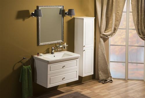 Szafka wysoka 40x140x20cm biały półpołysk prawa Violeta VI175-3131 Sapho