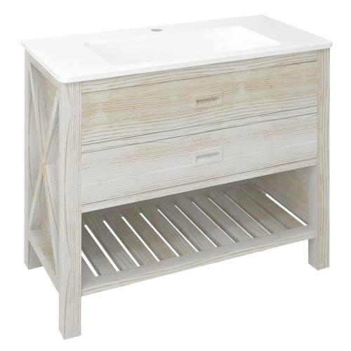Umywalka meblowa 91 x 51,5 cm biały Viola91 42091 Sapho aranzacja