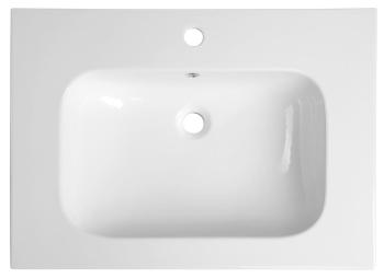 Umywalka meblowa 71 x 51,5 cm biały Viola71 42071 Sapho od góry