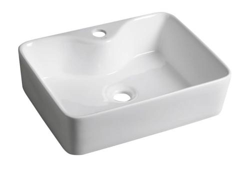 Umywalka nablatowa 48 x 13,5 x 37 cm biały Balena BH7013 Sapho