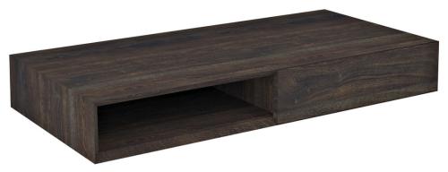 Szafka umywalkowa 100 x 14 x 48 cm prawa dąb czarny Morian MR126 Sapho