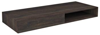 Szafka umywalkowa 120 x 14 x 48 cm lewa dąb czarny Morian MR122 Sapho