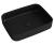 Umywalka ceramiczna nablatowa 50 x 36 cm czarny mat INFINITY RECTANGLE 10NF65050-2N Isvea
