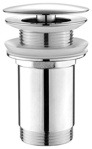 Korek do umywalek niezamykany chrom wys. 10 - 50 mm TF6001 Aqualine