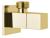 Zawór kątowy z rozetą 1/2" x 3/8" złoty SL117 Sapho