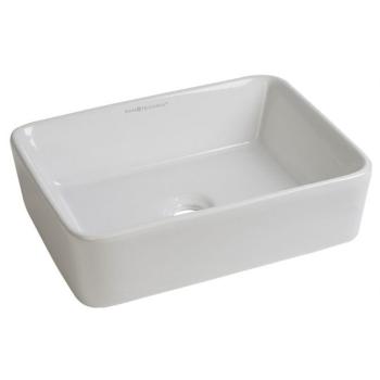 Umywalka nablatowa ceramiczna 49 x 38 cm biały K720 Sanotechnik