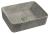 Umywalka nablatowa ceramiczna 48 x 13 x 38 cm szary marmur DALMA MM513 Sapho