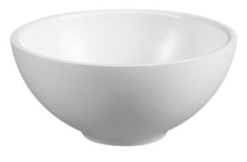 Umywalka kompozytowa nablatowa 26 x 11 cm biały Minor MR260 Sapho z boku