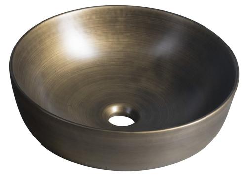 Umywalka ceramiczna nablatowa 41,5 x 13,5 cm brązowy PRIORI PI032 Sapho