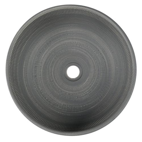 Umywalka ceramiczna nablatowa 41 x 15 cm szary ze wzorem PRIORI PI024 Sapho z góry