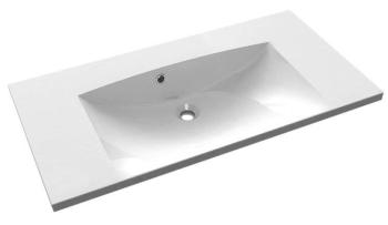 Umywalka kompozytowa meblowa 90 x 46 cm bez otworu biały MARIA MA090-0 Sapho