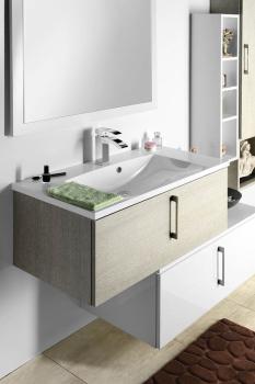 Umywalka kompozytowa meblowa 90 x 46 cm bez otworu biały MARIA MA090-0 Sapho wizualizacja