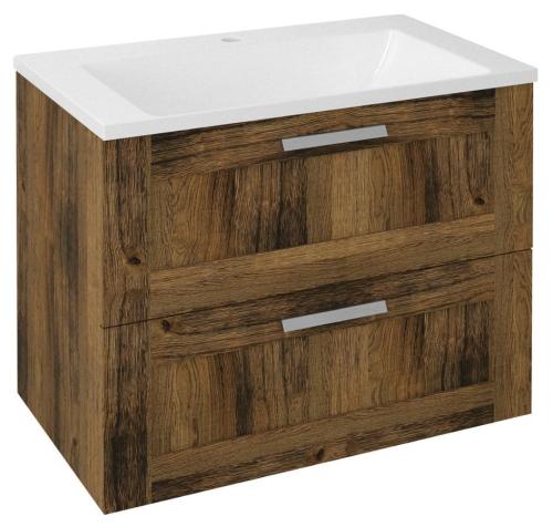 Umywalka kompozytowa meblowa 75 x 46 cm biały MARIA MA075 Sapho