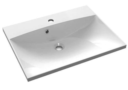 Umywalka kompozytowa meblowa 60 x 46 cm biały MARIA MA060 Sapho