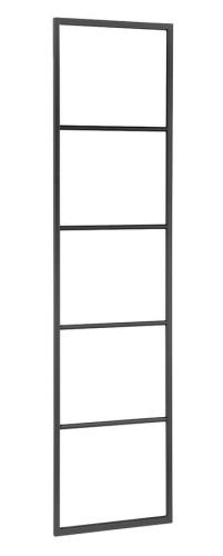 Wieszak drabinka na ręczniki 42 x 170 x 20 cm czarny mat SKA SKA551 Sapho
