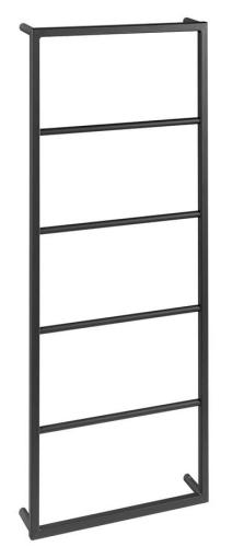 Wieszak drabinka na ręczniki 45 x 115 x 10 cm czarny mat SKA SKA501 Sapho
