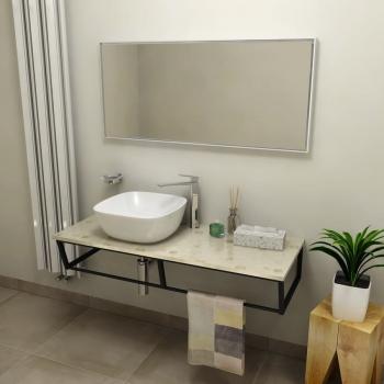 Blat marmur techniczny 120 x 2 x 46 cm Aurora SKA SKA120-1217 Sapho