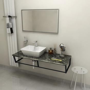 Blat marmur techniczny 120 x 2 x 46 cm Grigio carnico SKA SKA120-1218 Sapho