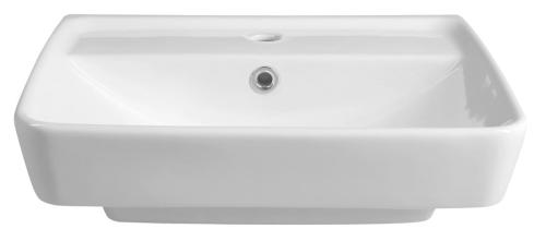 Umywalka ceramiczna meblowa 50 x 40 cm biały DURU TU0350 Aqualine front