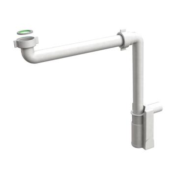 Syfon umywalkowy do mebli oszczędzający miejsce 32 mm 5/4" biały Murales 151.032.0 Bruckner