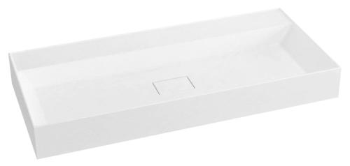 Umywalka kompozytowa 96 x 44 cm biały GODIVA GU096-0 Sapho