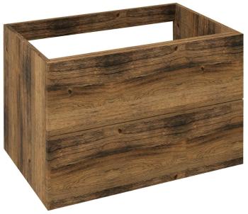 Szafka umywalkowa 75 x 53 x 50,5 cm dąb Collingwood z wycięciem na syfon TREOS TS070-1919 Sapho