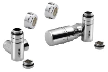 Zestaw przyłączeniowy z termostatem prawy chrom CORNER COMBI CP3022S Sapho