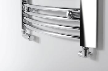 Zestaw przyłączeniowy z termostatem lewy chrom CORNER CP1011LS Sapho z bliska