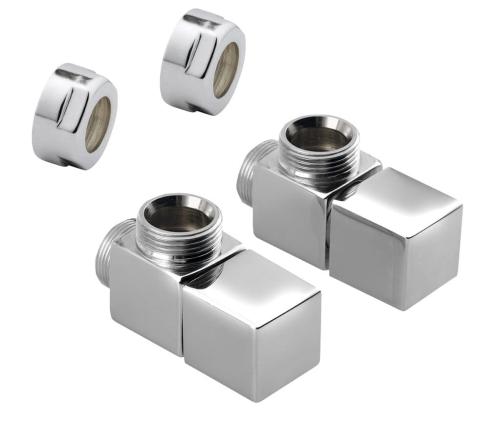 Zestaw przyłączeniowy chrom CUBE CP4010S Sapho