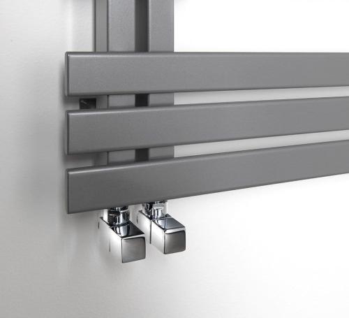 Zestaw przyłączeniowy chrom CUBE CP4010S Sapho wizualizacja