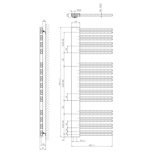grzejnik-lazienkowy-600-x-1610-mm-bialy-885-w-altalena-ir177-sapho rysunek