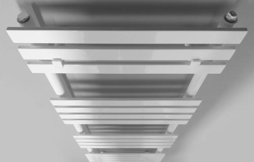 Grzejnik łazienkowy 1500 x 500 mm biały 765 W JALOUSI 1801-08 Sapho z góry