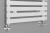 Grzejnik łazienkowy 1500 x 500 mm biały 765 W JALOUSI 1801-08 Sapho podłaczenie
