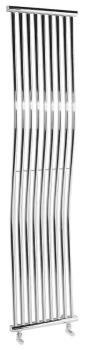 Grzejnik łazienkowy 400 x 1700 mm stalowy chrom 425 W ONDA 1801-05 Sapho