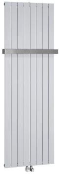 Grzejnik łazienkowy 602 x 1800 mm srebrny metaliczny 1205 W COLONNA IR146 Sapho