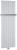 Grzejnik łazienkowy 602 x 1800 mm srebrny metaliczny 1205 W COLONNA IR146 Sapho