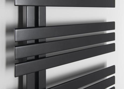 Grzejnik łazienkowy 600 x 1500 mm antracyt metalik 771 W SILVANA IR156 Sapho z bliska