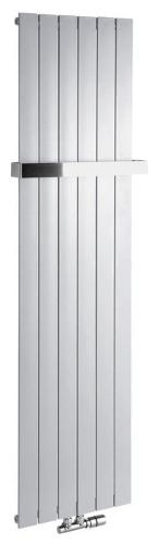 Grzejnik łazienkowy 450 x 1800 mm srebrny metalik 910 W COLONNA IR145 Sapho