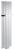 Grzejnik łazienkowy 450 x 1800 mm srebrny metalik 910 W COLONNA IR145 Sapho