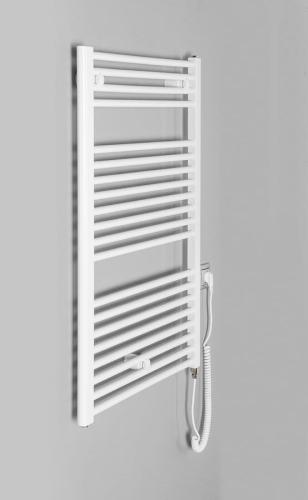 Grzejnik elektryczny 600 x 960 mm biały 400 W DIRECT-E ILE96T Aqualine  wizualizacja