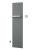 Grzejnik elektryczny z termostatem 456 x 1765 mm srebrny metalik 600 W ELION IR502 Sapho