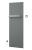 Grzejnik elektryczny z termostatem 606 x 1765 mm srebrny metalik 900 W ELION IR512 Sapho